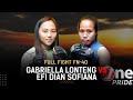 Saling Balas! Gabriella Lonteng VS Efi Dian Sofian || Full Fight One Pride MMA FN 40