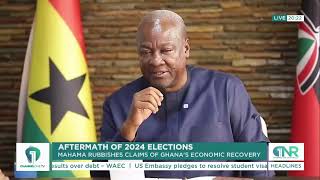 Mahama Disagrees with Claims of Economic Recovery in Ghana