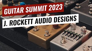 The latest pedals from J. Rockett Audio Designs at Guitar Summit 2023