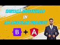 Bootstrap installation in an Angular project | Angular 15 | Bootstrap