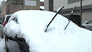 秋田県内、一気に積雪増える　平年の4倍以上の所も　今季初の「雪下ろし注意情報」発表 (24/12/17 19:00)