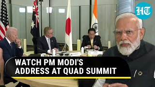 'Security Of Indo-Pacific...': PM Modi's address to QUAD amid China threat | Watch