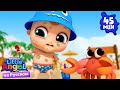 Летние Каникулы с Малышом Сашей🏖️ | Детские Песенки - Little Angel на русском