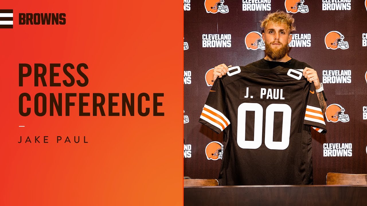 Jake Paul Signs With The Cleveland Browns - YouTube