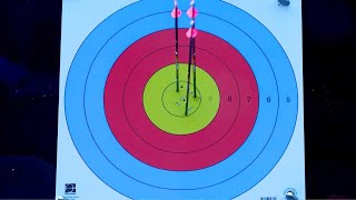 All 15 arrows of Sara Lopez‘s first televised perfect match