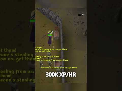 Fastest Theft XP in OSRS