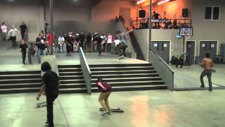 Tyson Bowerbank: 540 Ollie Down the 7 Stair at The Berrics