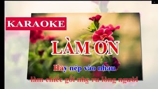 Karaoke LÀM ƠN - TRẦN TRUNG ĐỨC | Hát Karaoke Online