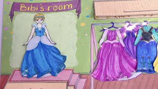 THIẾT KẾ THỜI TRANG CÔNG CHÚA LỌ LEM - how to design Princess Cinderella doll I BIBI CHANNEL