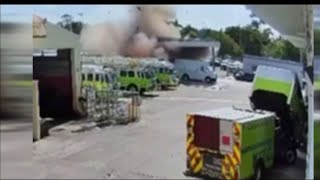 Video shows fatal explosion at Miami-Dade Fire Rescue facility