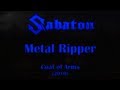 Sabaton - Metal Ripper (Original Lyrics)