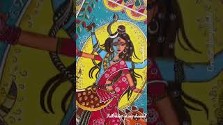 Happy Maha shivratri | Ardhnarishwar | Madhubani artform | jai bholeshambhu | shiv parvati artwork