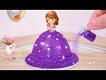 Beautiful Miniature Princess Sofia Cake Decorating 💜 How To Make Pull Me Up Cake | Tsunami Cake