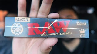 Classic RAW Black King Size Slim Paper REVIEW!! (Classic RAW Black)