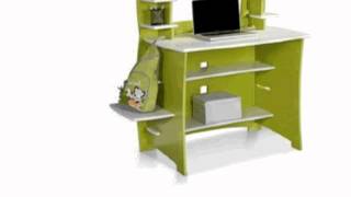 Legare 36-INCH Kids Desk And Hutch, Green/white (Home)