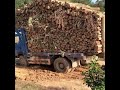 Amazing truck driving skills in mountain road/only in Asia