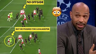 🤯 Thierry Henry Reaction to RB Leipzig Disallowed Goal vs Real Madrid