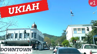 Dash Cam | Driving Downtown | Ukiah California | USA