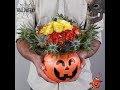 Halloween Flower Arrangement Delivery in UAE | Flower Delivery Dubai | Black Tulip Flowers