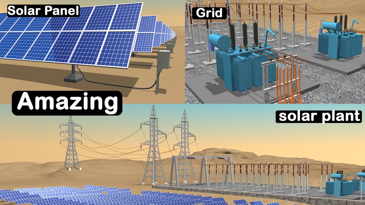 How Do Solar Plants Work Solar Plant Explained On Grid Solar Power