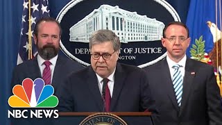 Watch: Attorney General William Barr’s Full News Conference On Mueller Report | NBC News