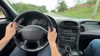 2002 Corvette driving POV video