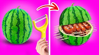 CLEVER OUTDOOR HACKS II Viral TikTok Crafts You Will Love! Watermelon Tricks \u0026 DIY Ideas by 123 GO!