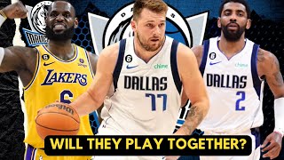 LeBron Trade to Mavs to Join Kyrie Irving & Luka Doncic A Lakers Look?