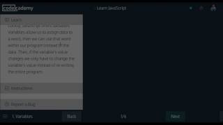 Learn Javascript, Variables, codecademy, Javascript Tutorial