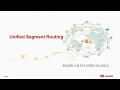 Huawei Segment Routing Webinar: The Unified Tunnel for Future Networks