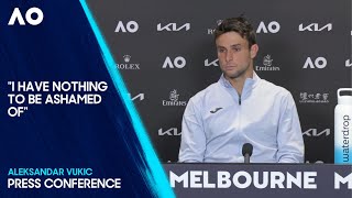 Aleksandar Vukic Press Conference | Australian Open 2025 Third Round