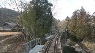 ４K Cab ride view - Meishō Line Matsusaka to Ise-Okitsu, Tsu, Mie Prefecture, Japan