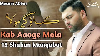KAB AAOGE MOLA | Mesam Abbas | New Manqbat 2023 | Arrival of Imam Mahdi Manqbat | Imam Mahdi as