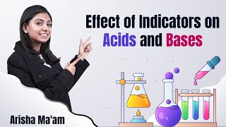 Effect of Indicators on Acids And Base | Science Experiment | CBSE Class 7th | Arisha Ma'am #shorts
