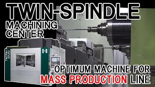 【TM70H DUO】 Twin-Spindle Horizontal Machining Center 【HORKOS】