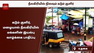 நீலகிரியில் கடும் குளிர்: விடுதிகளிலேயே முடங்கிக் கிடக்கும் சுற்றுலாப் பயணிகள்