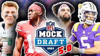 The OFFICIAL 2024 NFL First Round Mock Draft 5.0! (Week 15 Edition!) || TPS