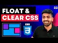 CSS Course | CSS Float & Clear | CSS Overflow | Complete Web Development Course Tutorial 22