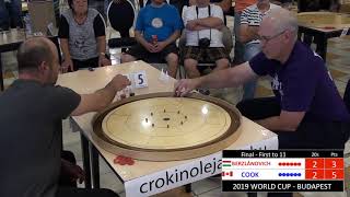 2019 Crokinole Cook v Berzlanovich - World Cup - Budapest Final