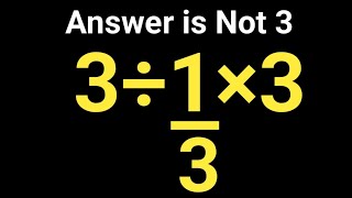 This Simple Math Problem Confuses Everyone 😱 | Can You Solve It?