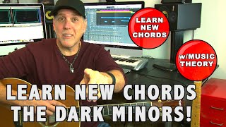 Learn killer Minor type Chords - with music theory and practice progressions