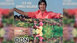 Yeh Hai Bambai Nagaria 4K Video Song | Don | Amitabh Bachchan, Azad Bhai | Kishore Kumar |90's Hit