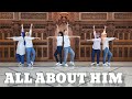 ALL ABOUT HIM  - line dance demo by The Ladies