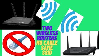 How to Connect Two Wireless Routers Together / Make a Wireless Bridge 2021 Feat Nighthawk & Synology