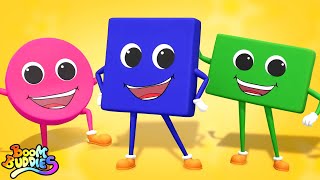 Shapes Song, Learn Shapes + More Educational Videos and Children Rhymes