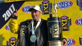 Eddie Krawiec is the 2017 Mello Yello Pro Stock Motorcycle World Champion