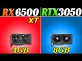 RX 6500 XT vs. RTX 3050 | 20 Games Benchmarks