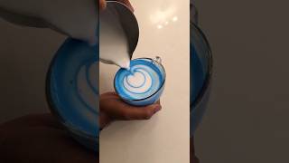 Blue latte  blue latte hot blue latte coffee blue latte recipe #coffee #artlatte #explore #coffee