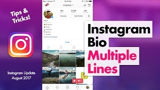 How to Edit Instagram Bio - Multiple Lines Tips \u0026 Tricks