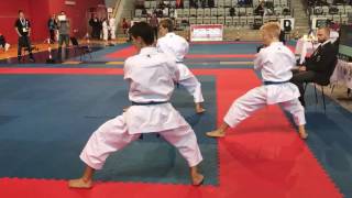 Czech karate championships 2016 - New kata team male juniors